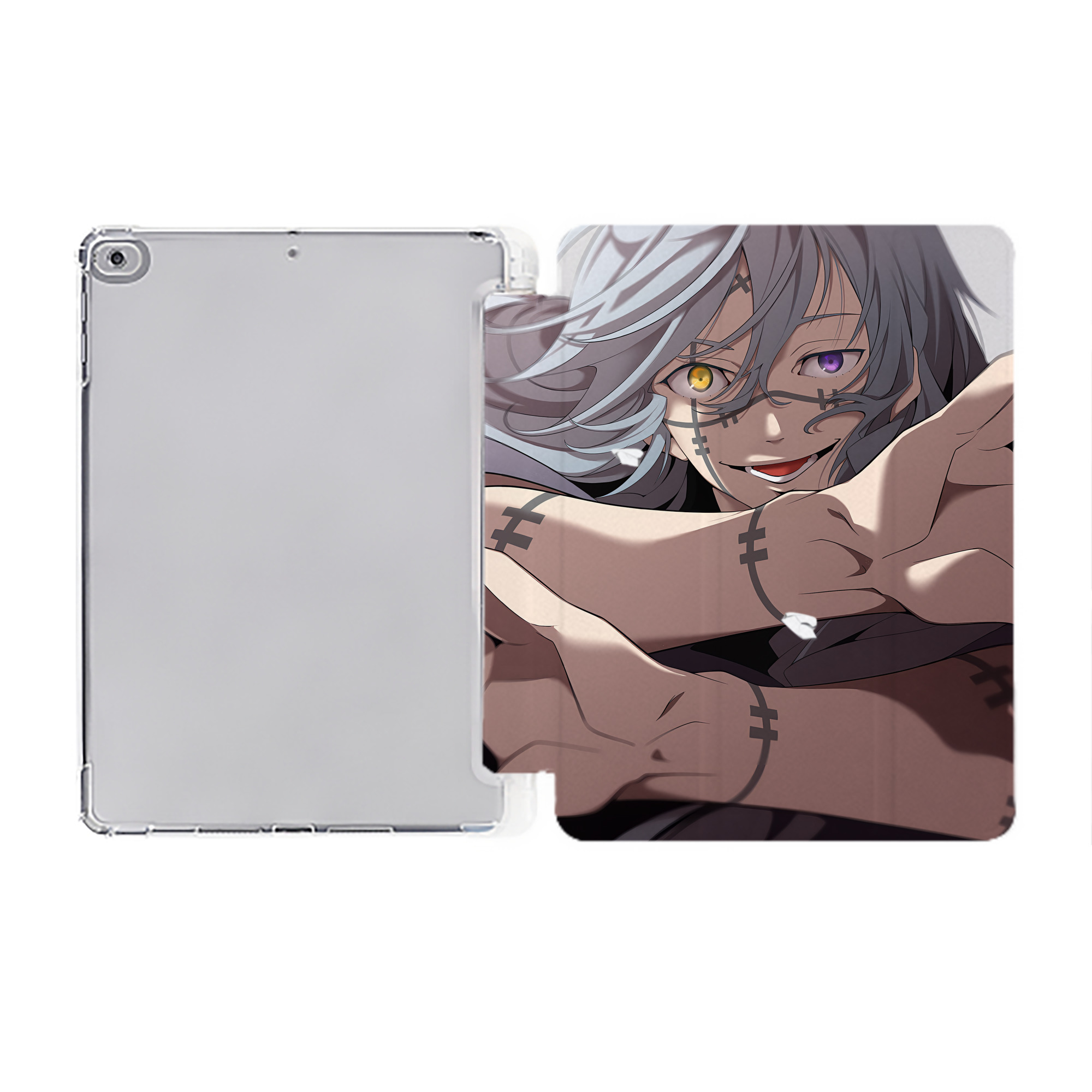 （画像用） SPY×FAMILY间谍家家酒 IPad ケース ペン収納付き 三つ折りスタンド PUレザー×シリコン 対応機種9.5/10.5/10.9インチ